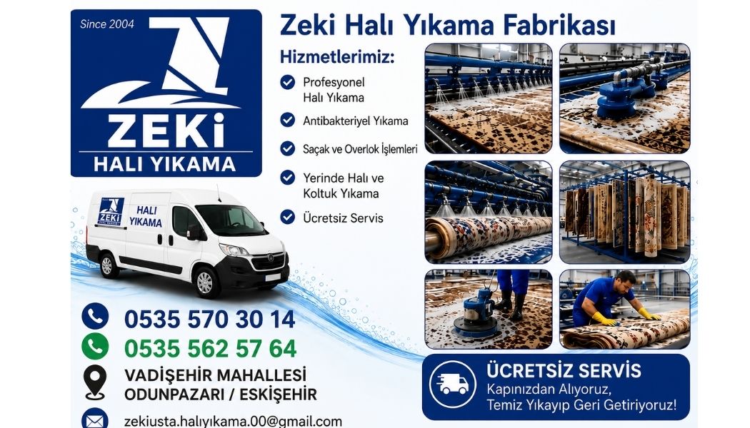 Odunpazarı Vadişehir Mahallesi Halı Yıkama